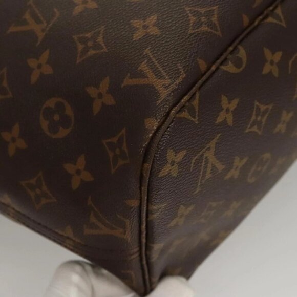 LOUIS VUITTON Monogram V Line Neverfull MM Tote Bag Pink LV Auth BD681A - Picture 5 of 16